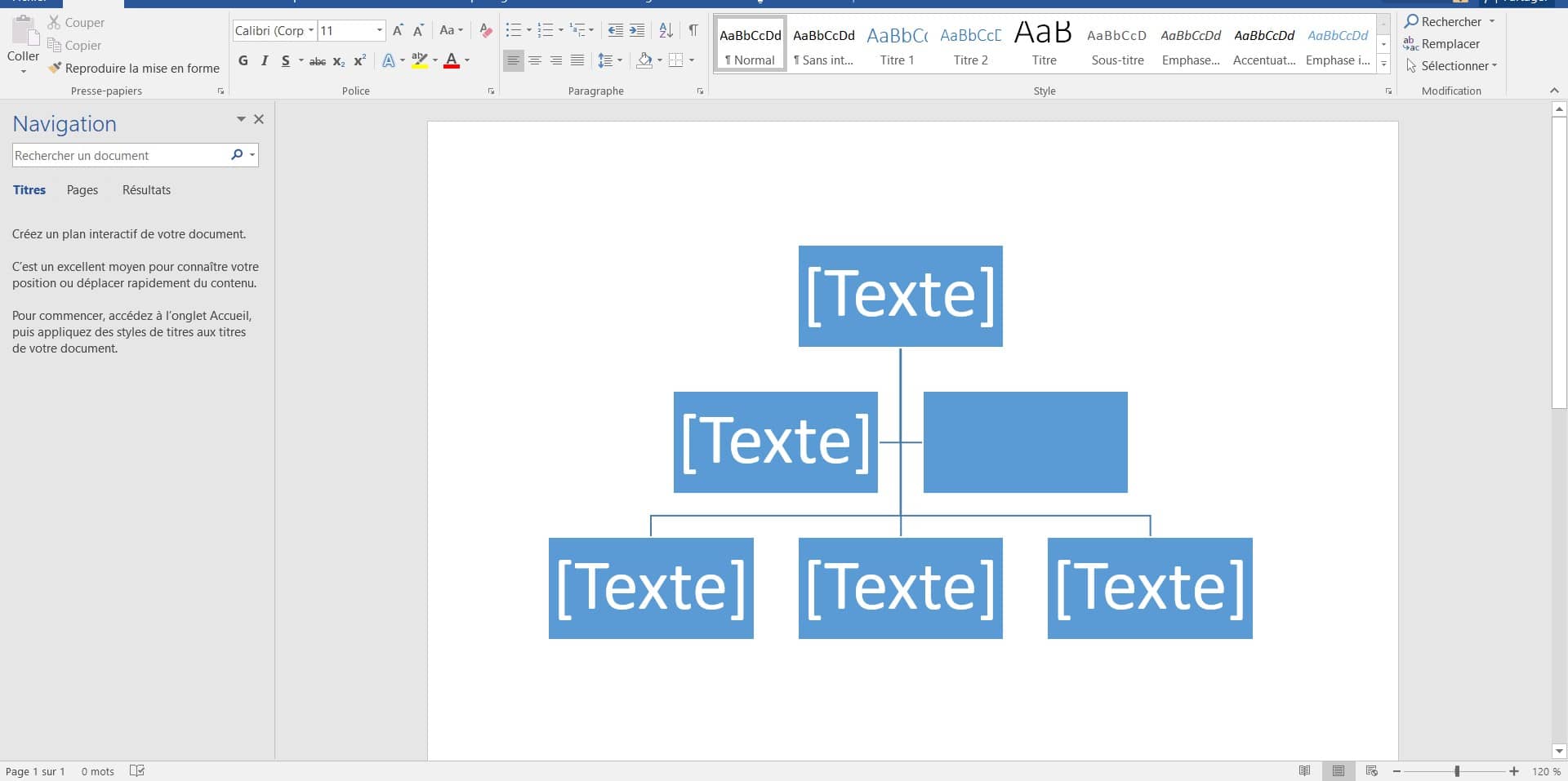 Comment faire un organigramme sur Word