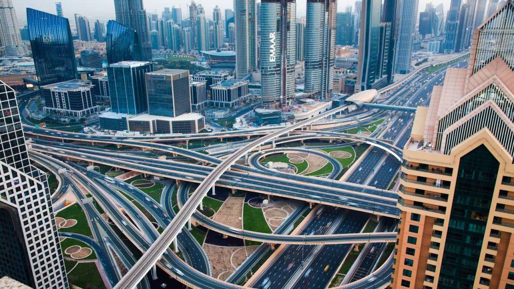 vue trafic Dubai