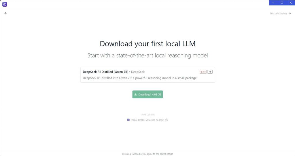 Download DeepSeek LLM